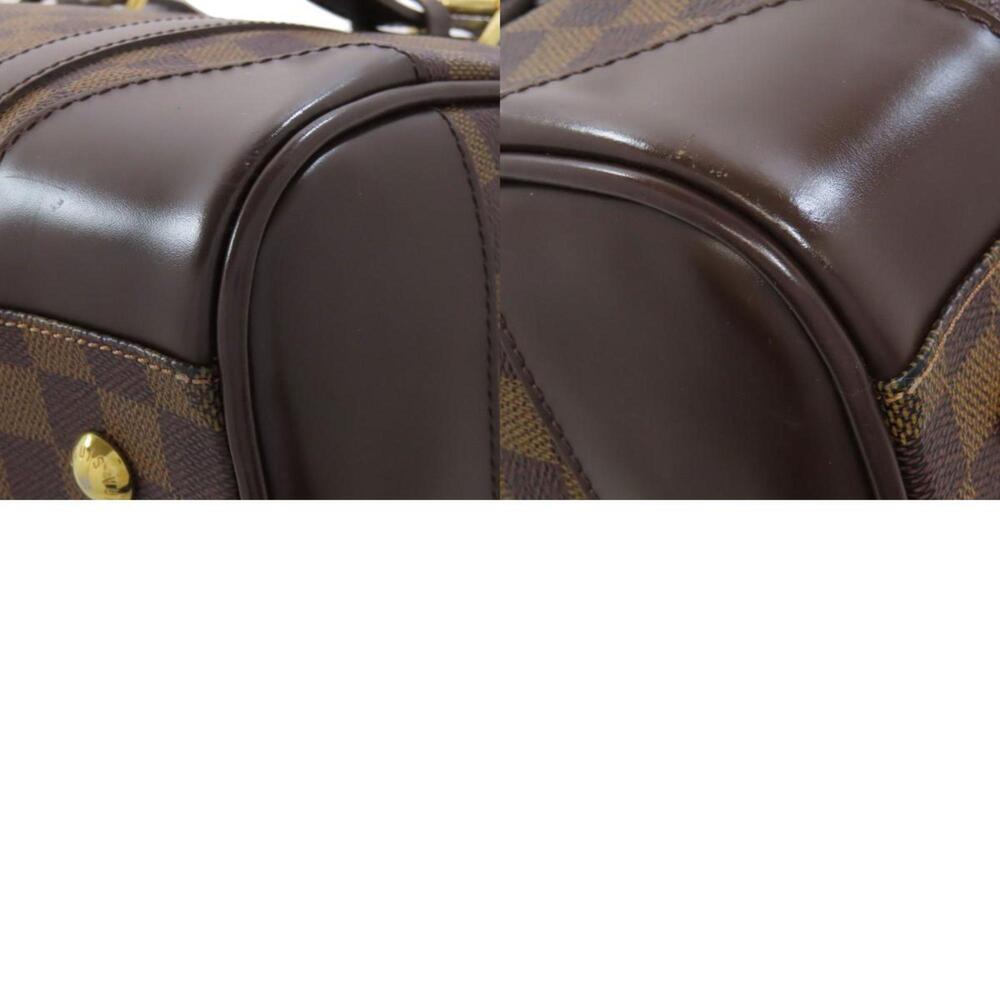 LOUIS VUITTON Brown Damier Canvas Boston Bag - Picture 10 of 11